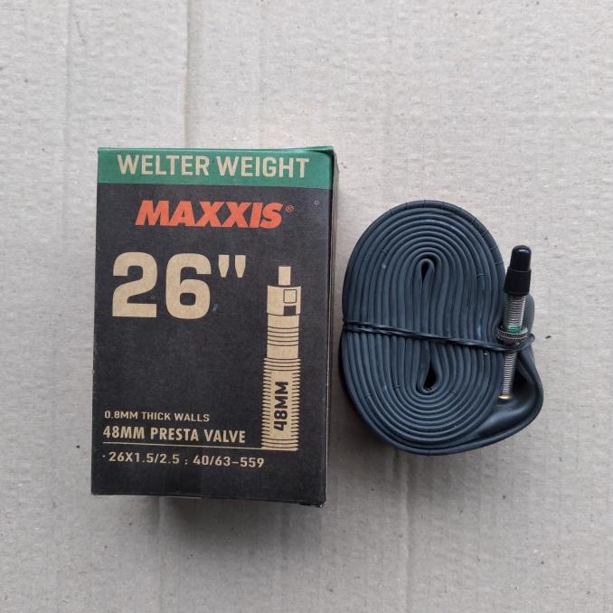 Ban Dalam Sepeda 26 X 1.50/1.75/2.50 26X1.50 150 Maxxis Presta Fv 48Mm