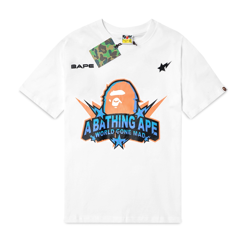 A Bathing Ape Team Logo T-Shirt White