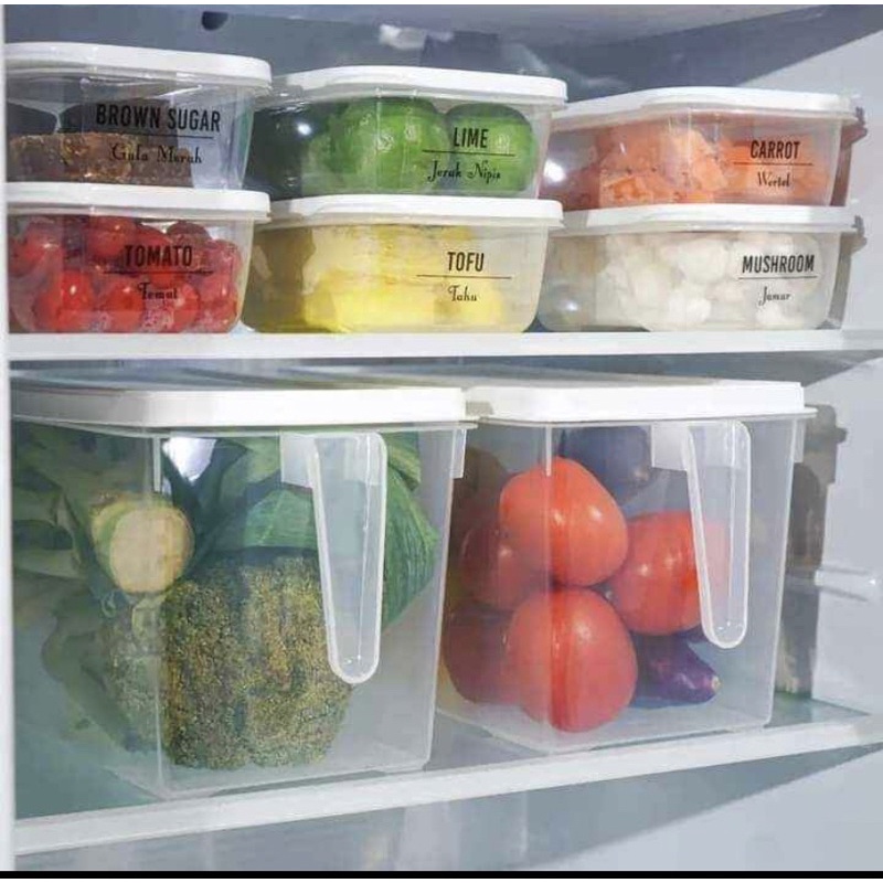 Box penyimpanan kulkas wadah penyimpanan makanan dikulkas