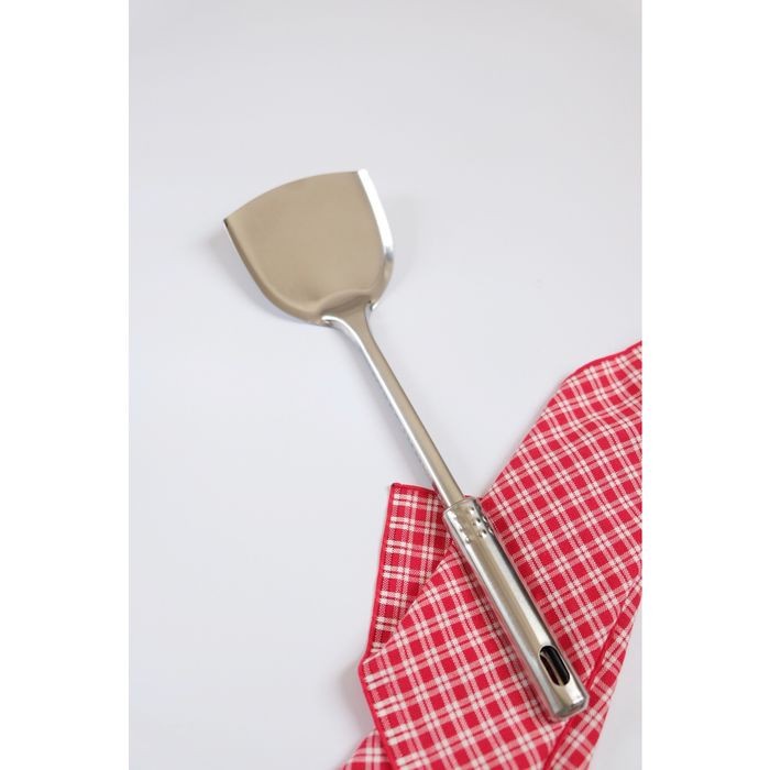 [TANG SEL] COD Spatula Stainless Steel Sodet Sutil Penggoreng Tebel Murah gagang PVC Plastik