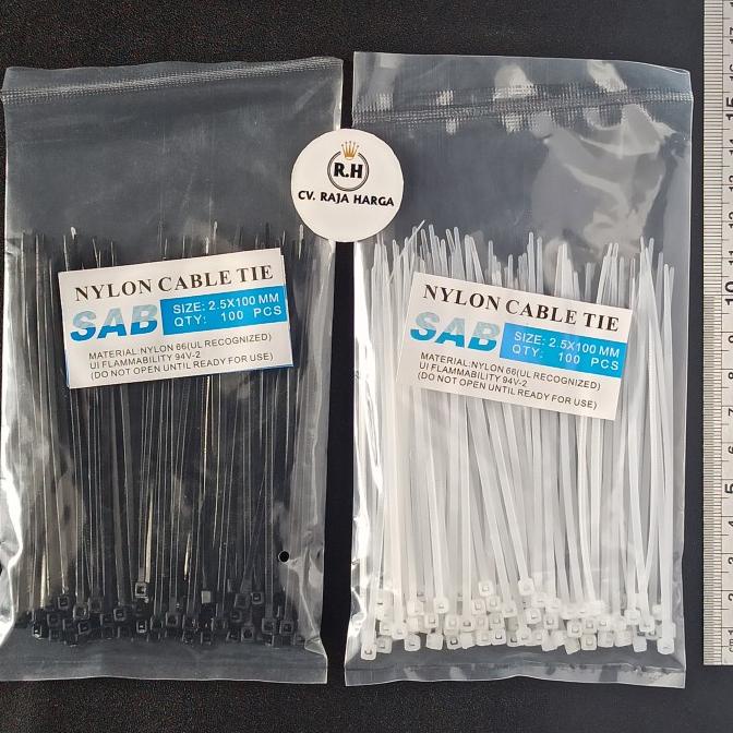 

Dasi Kabel / Pengikat Kabel / Kabel Tie / Cable Tie 10cm / 100mm cvraja44 Murah