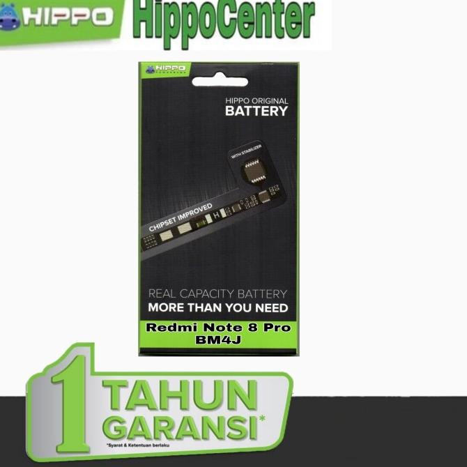 Baterai Hippo Xiaomi Redmi Note 8 Pro Hippo Baterai Bm4J