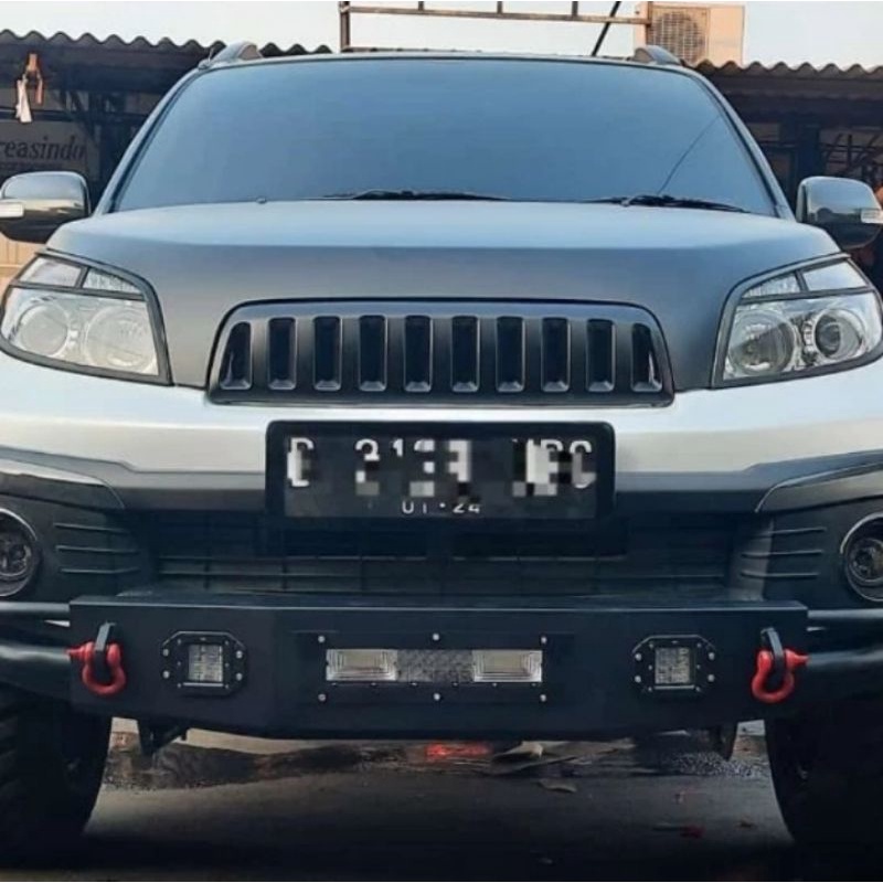 tanduk depan custom rush / terios lama LED lampu tembak