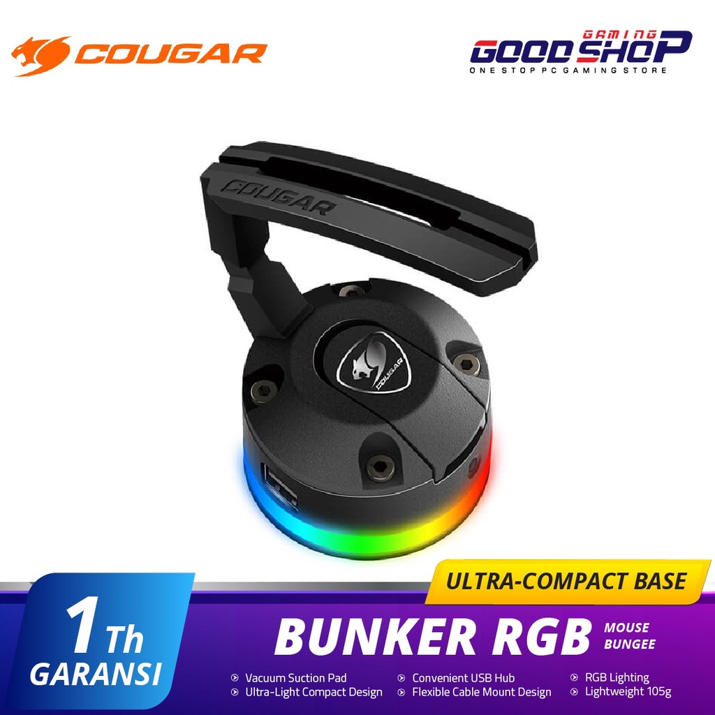 Cougar Bunker RGB with USB Hub - Mouse Bungee