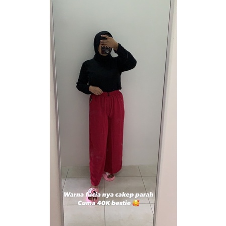 KULOT CRINKLE KANCING