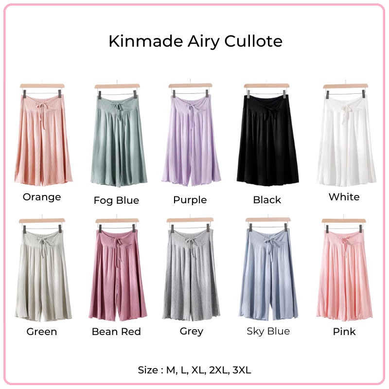 Kinmade Airy Culotte | Celana Hamil