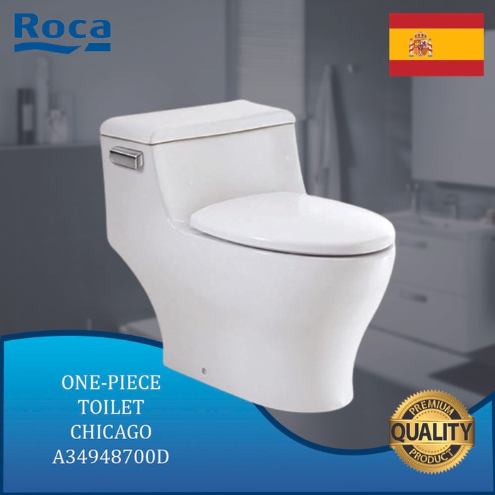 TERBAIK ROCA CHICAGO CLOSET DUDUK KLOSET MONOBLOCK ONE PIECE TOILET