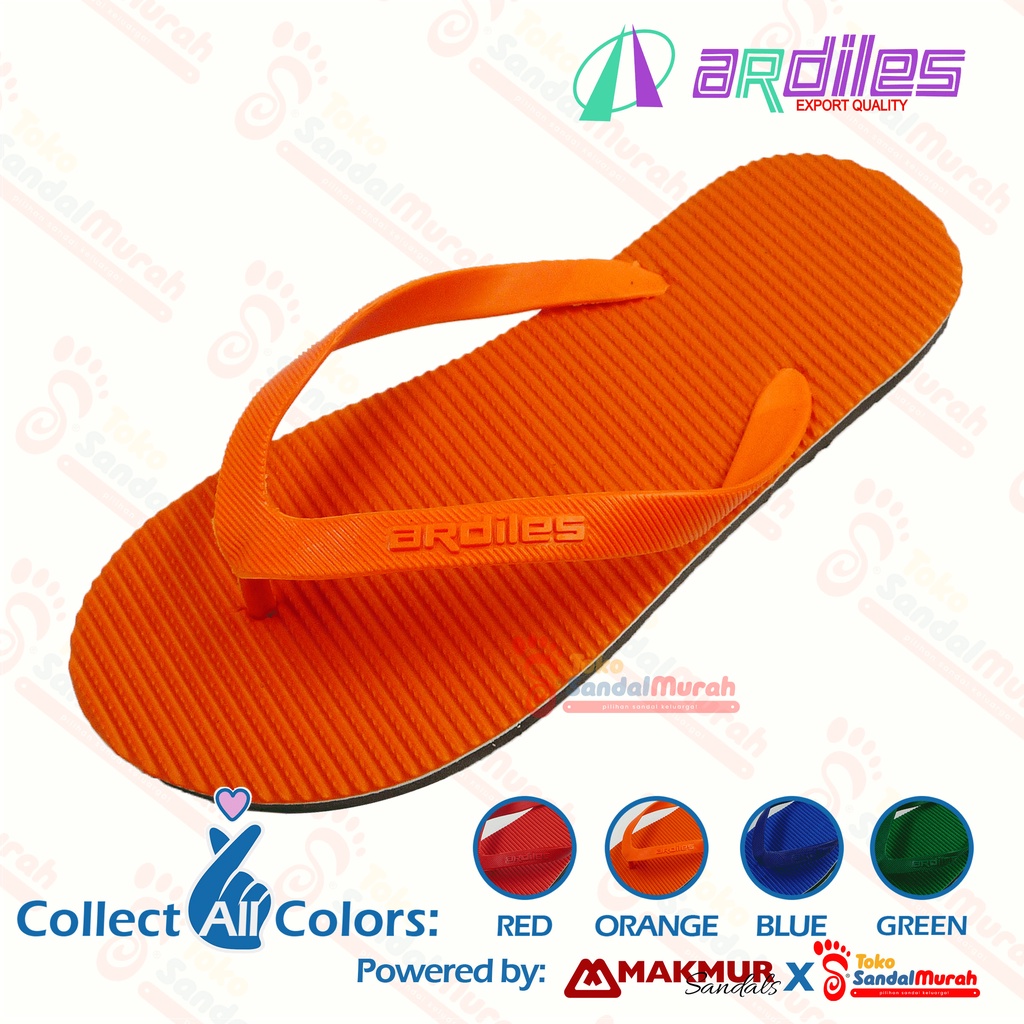 Toko Sendal Murah -  Sandal Jepit Karet Ardiles / Sandal Anak Perempuan Laki - Laki / Sandal Anak Ukuran Tanggung / Sandal Jepit Warna [Toko Sendal Murah Kids 05 Ardiles GG]