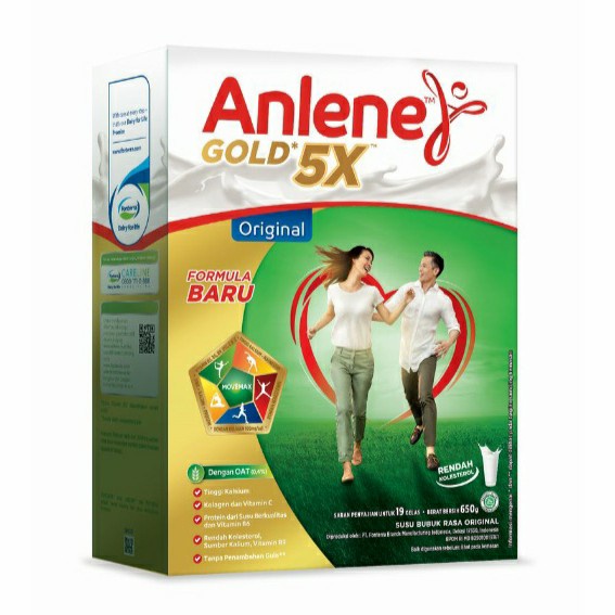 

[NEW] Anlene Gold Plus 5X Hi-Calcium 650G - vanila 640