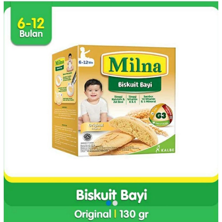 Milna Biskuit Bayi 130G