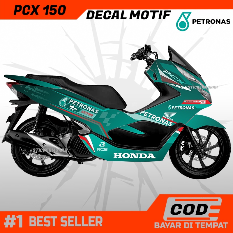 PETRONAS DECAL MOTOR PCX 150 DECAL MOTOR MOTIF PETRONAS