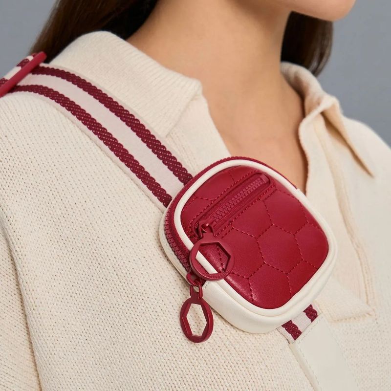 CK Textured Elongated Crossbody Bag