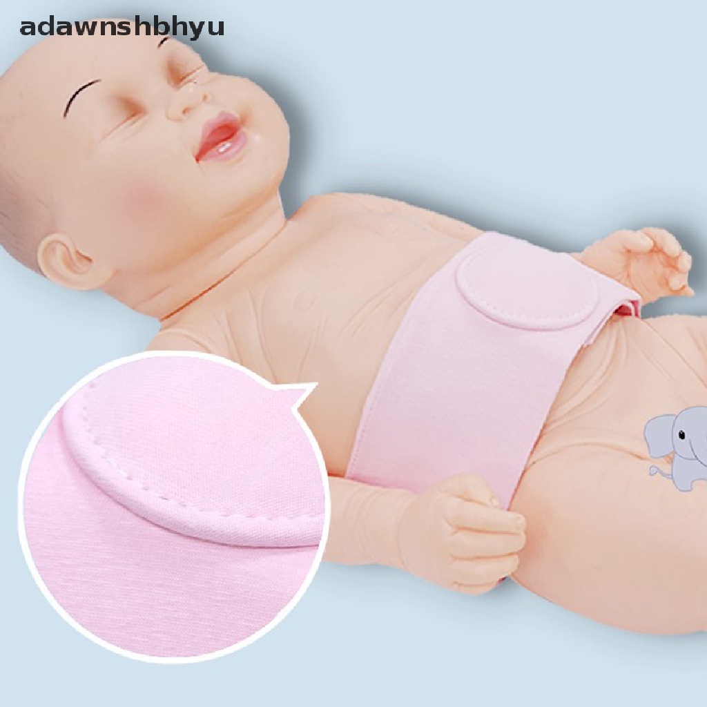 Adawnshbhyu 2pcs Sabuk Perawatan Terapi Hernia Umbilical Breathable Bag Tali Katun Elastis ID