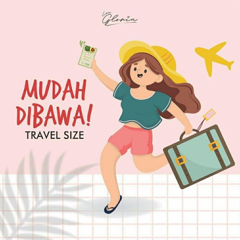 BPOM KEMASAN BARU TRAVEL SIZE LEA GLORIA 10gr