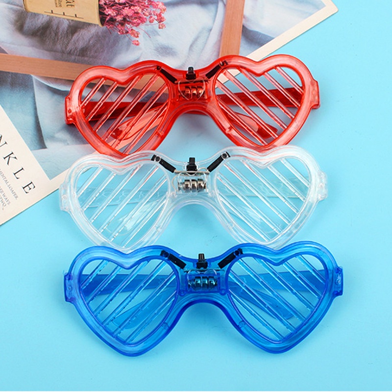 LED Kacamata Nyala Malam Colorful Eyeglass Aksesoris Fashion-Won