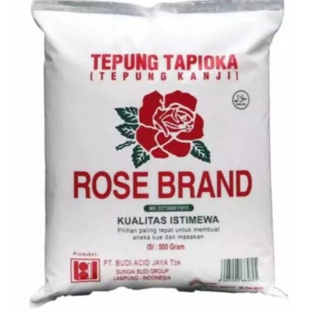 

€ TEPUNG TAPIOKA ROSE BRAND/TEPUNG KANJI KEMASAN 500g ⇞