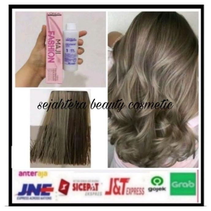 | PEWARNA RAMBUT LOREAL MAJI FASHION CAT RAMBUT 9.11BLUE STEEL + EE6464GR