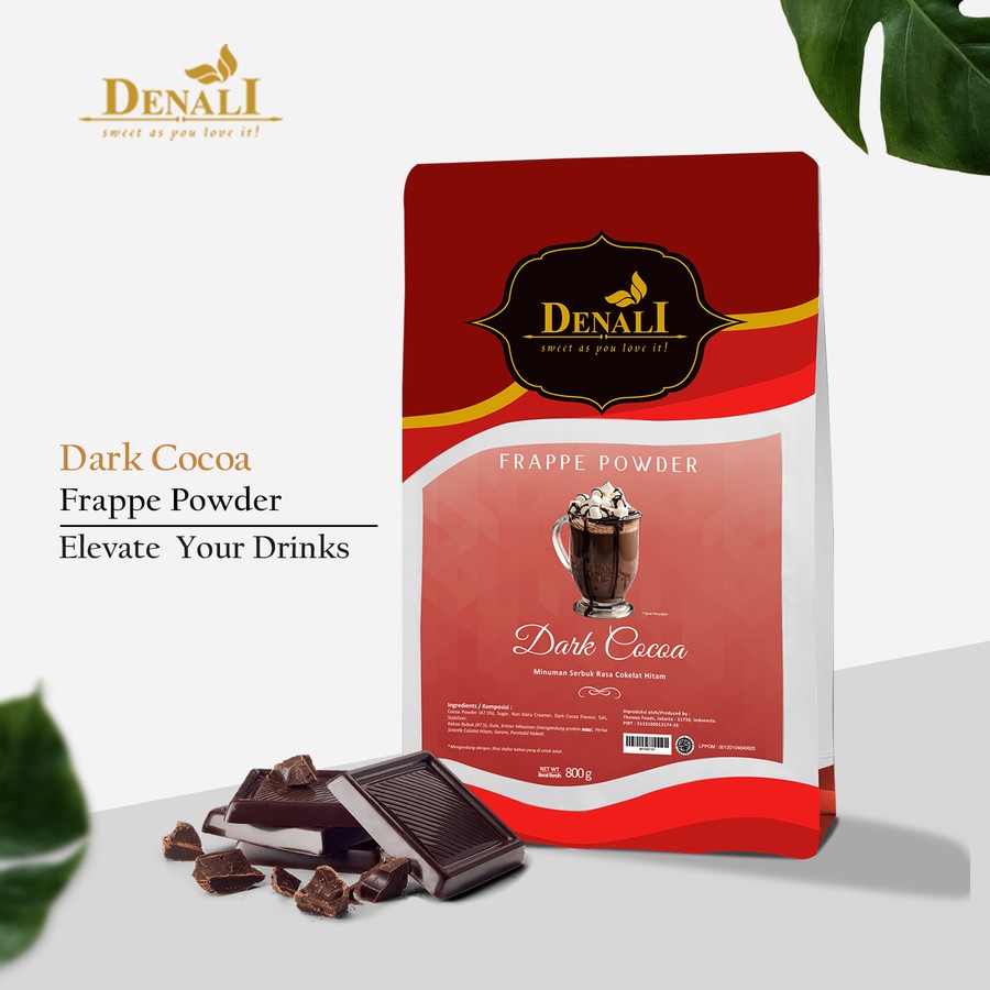 

Denali dark cocoa powder 800 gram - 01