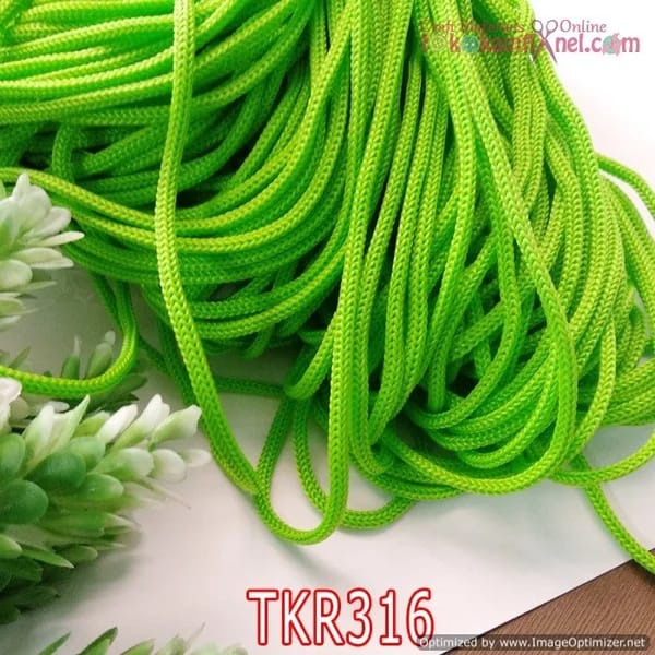 Tali kur 3mm, 50 gram(+- 10Meter) Bahan kerajinan Tas dan Tali Jaket