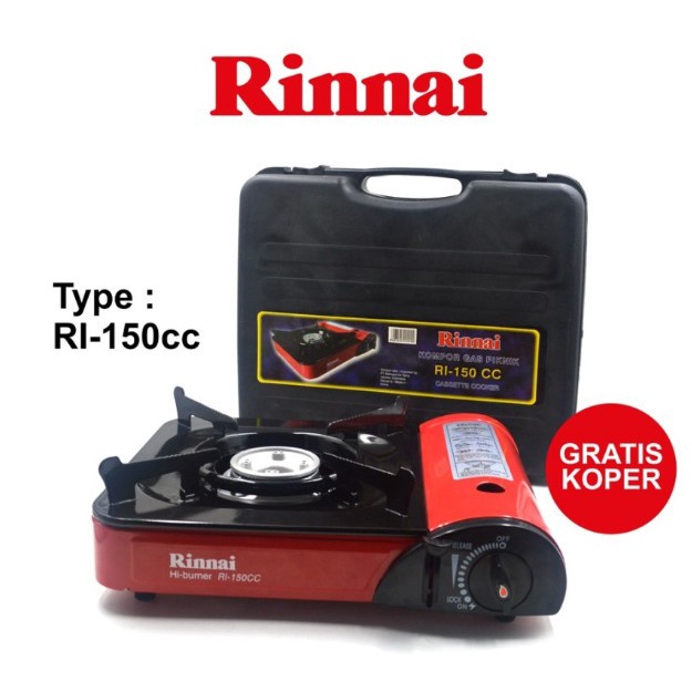 Rinnai RI 150 CC Kompor Portable Gas Tabung Kompor Travel Mini