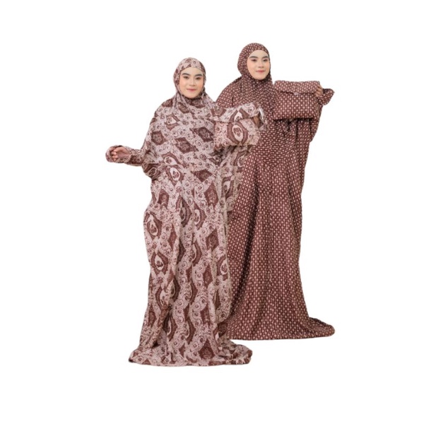 mukena terusan melly mukena pocong ada kepala