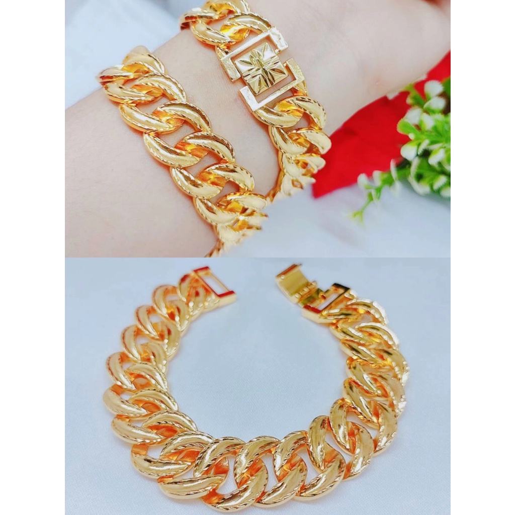 Gelang Xuping Rantai Kombinasi Terbaru Perhiasan Fashion W132(besar lebar/medium/kecil) 3478