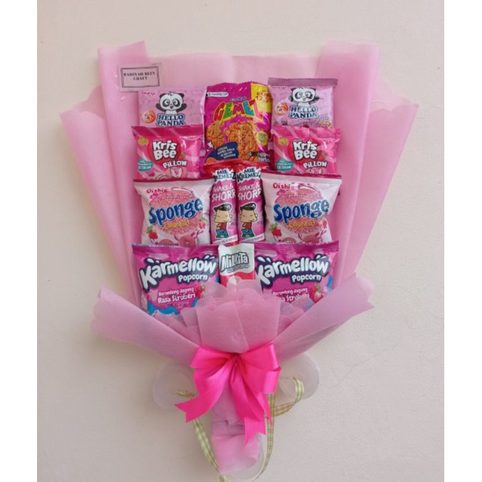 buket snack murah / buket snack wisuda / bouquet snack