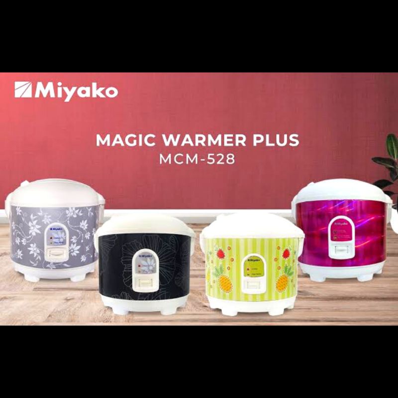 Magic com miyako MCM507 /MCM528/Rice cooker miyako/magic com 1.8liter miyako/magic com 3in1 besar/pe