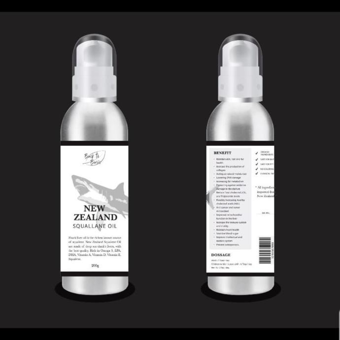 Back to Basic New Zealand Squalene Oil minyak hati ikan hiu