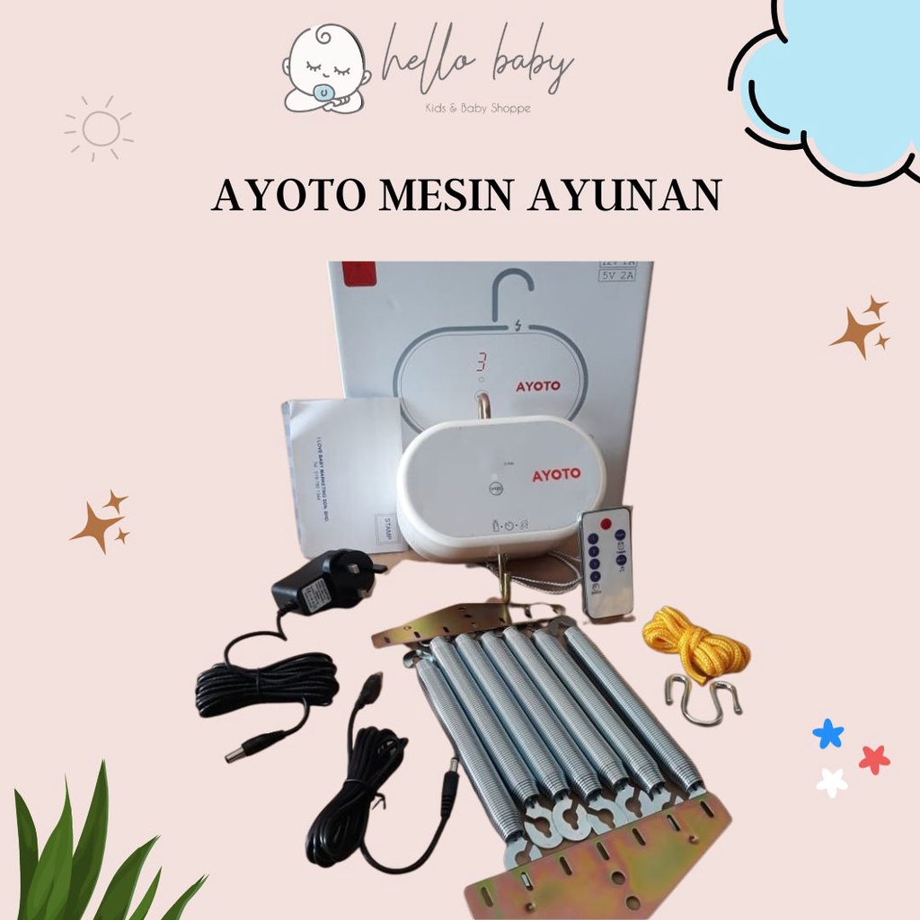 Ayoto Mesin Ayunan Listrik Elektrik Otomatis Timer - Mesin ayunan