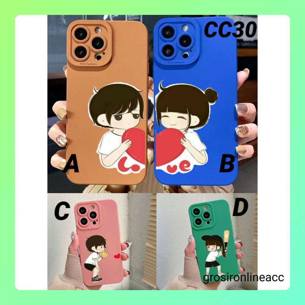 Case Casing lensa CC30 Hati for Oppo Realme 10 C1 C2 C3 C10 C11 C12 C15 C20 C20a C21 C21y C30 C31 C33 C35 U1 U2 2 5 5i 5s Narzo 20 30A 50a 50i