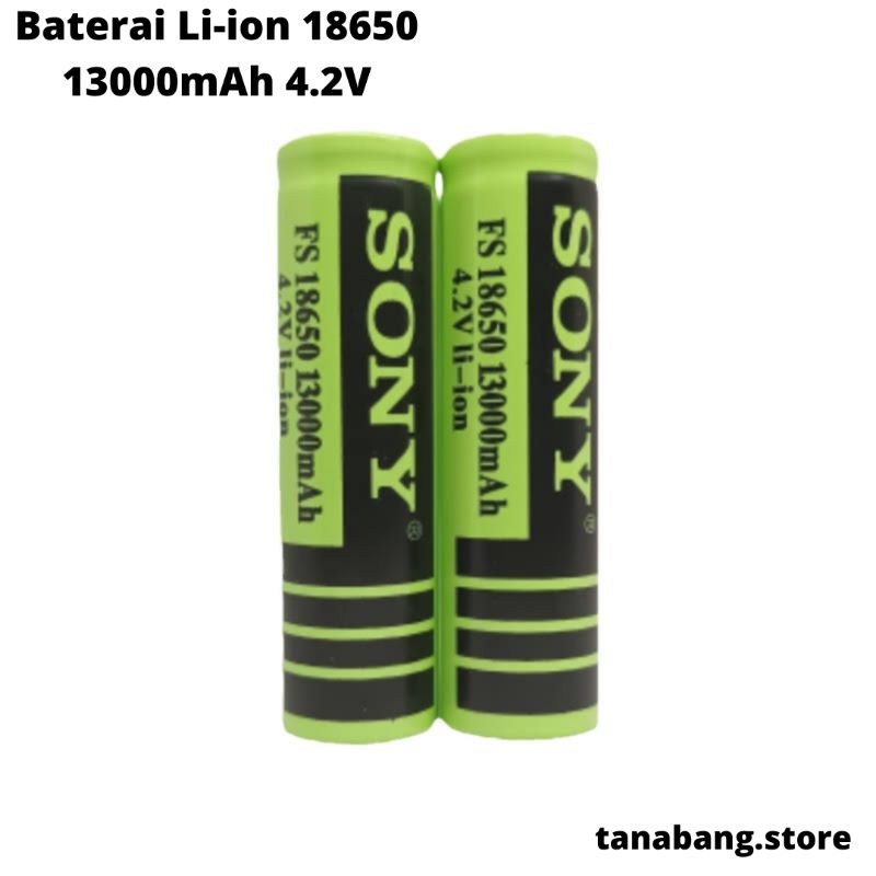 Baterai Lampu Powerbank Li-ion 18650 SONY