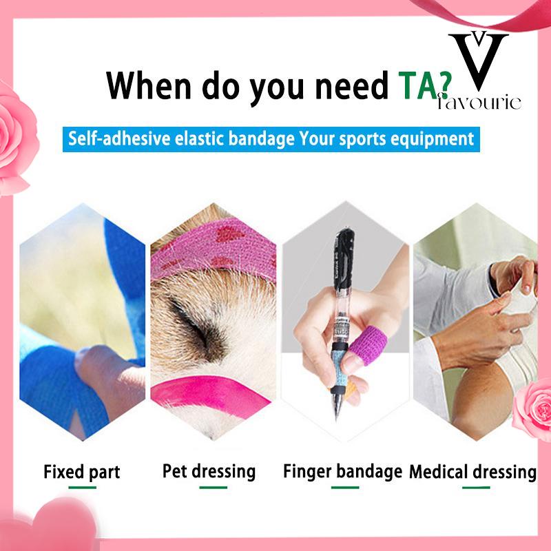 CODPerban Perekat Diri Elastis  Perban Jari Menulis  Pergelangan Kaki Olahraga Luar Ruangan  Perban Hewan Peliharaan-FA