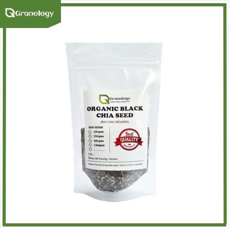 

Chiaseed Peru black chiaseed granology 100gram