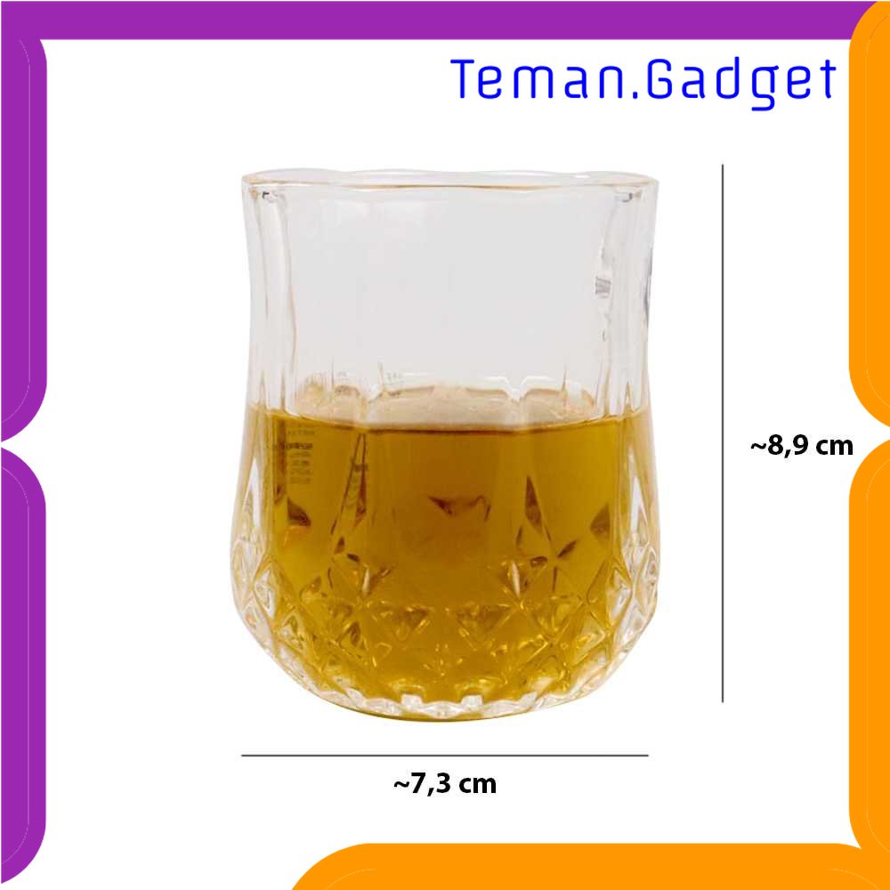 TG - DPR Lang Xu Gelas Cangkir Whiskey Wine Crystal Glass Cup Sloki 200ml - LXZS0601