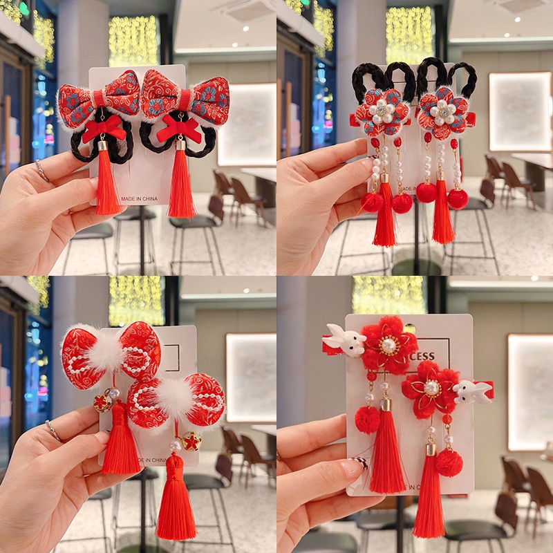 Jepit Imlek / Jepit Rambut Imlek / Bando Imlek Sincia CNY / Jepit Sincia Anak / Jepitan Imlek