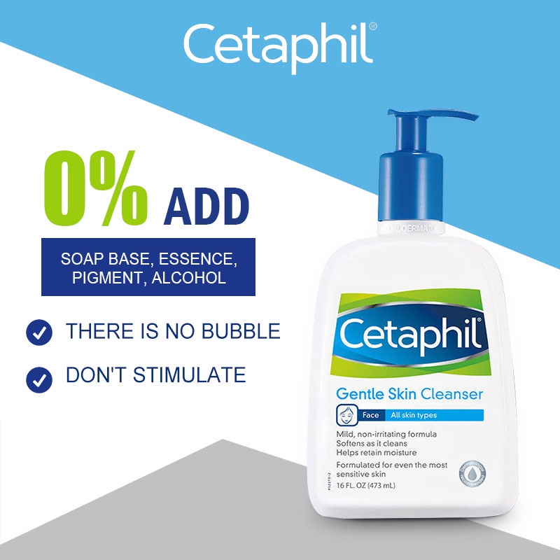 Cetaphil Gentle Skin Cleanser 500ml  For Face Body Sabun Pembersih Muka untuk Skin Care Cocok Untuk Segala Jenis Kulit