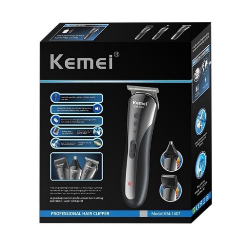 Pencukur Rambut / Pencukur Kumis / Pencukur Jenggot / Kemei 1407 Hair Clipper Alat Mesin Cukur Rambut Kumis Jenggot KM 1407 / Elektrik Shaver KM 1407 / KEMEI 1407 CLIPPER