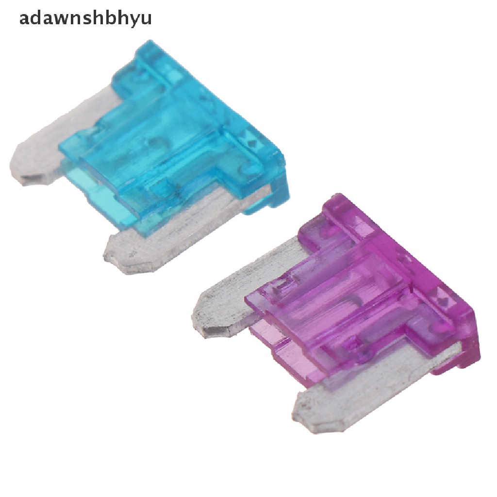 Adawnshbhyu 100x micro auto Mobil low profile mini blade fuse kit 3A5A7.5A10A15A 20A25A30A ID