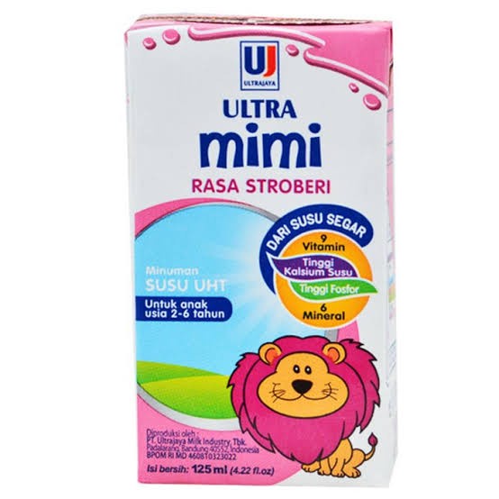 

Ultra Mimi Susu Cair UHT Strawberry 125 ml