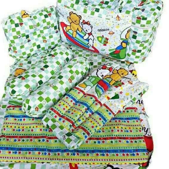 [RA4]Set Perlengkapan Bayi Tas, Gendongan, Alas tempat tidur, Bantal, Guling Murah-COD✔️