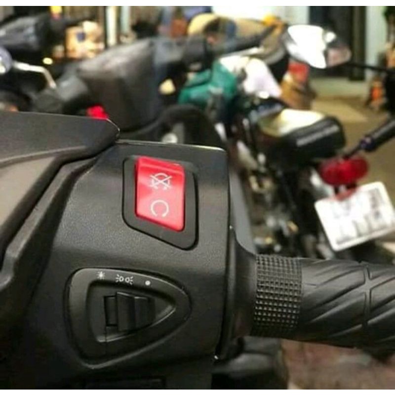 Saklar Tombol Starter Dan Idlling Stop Vietnam Merah Cut Stater Dim Vario Beat Scoopy Universal ABS