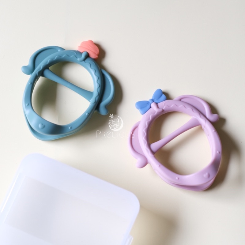 Precious Premium Silicone Teether | Mainan Gigitan Bayi|Teether Baby Free Case|Gelang Bayi BPA BPS FREE