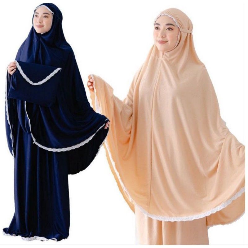 MUKENA AMPLOP Renda Premium MUKENAH TRAVELING | MUKENA JUMBO HYGET AMPLOP POLOS RENDA PREMIUM