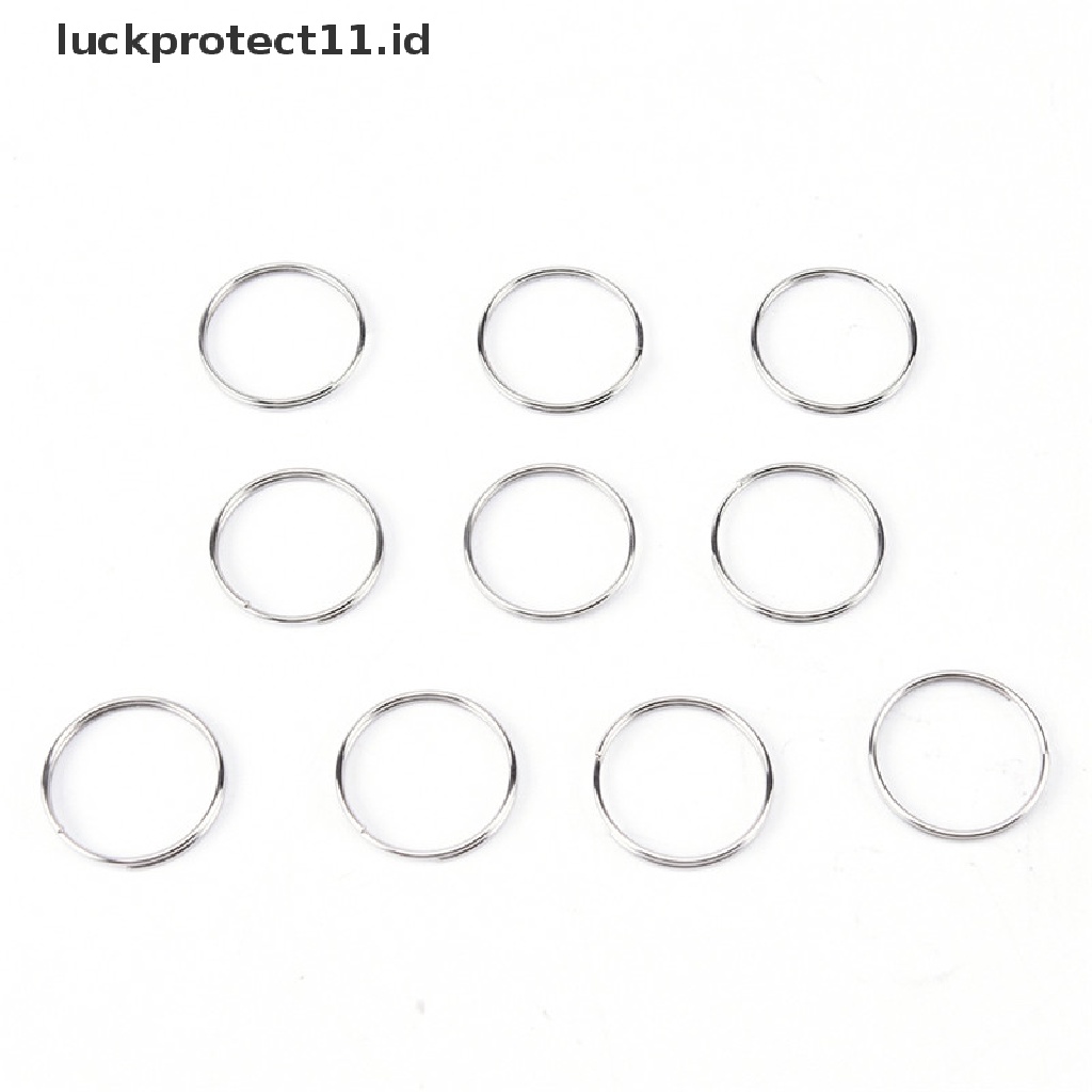 /Fashion Hot// Fashion// 10pcs Steel Keyring Split Key Rings Nickel Hoop Ring Nickel Plated Steel Loop.