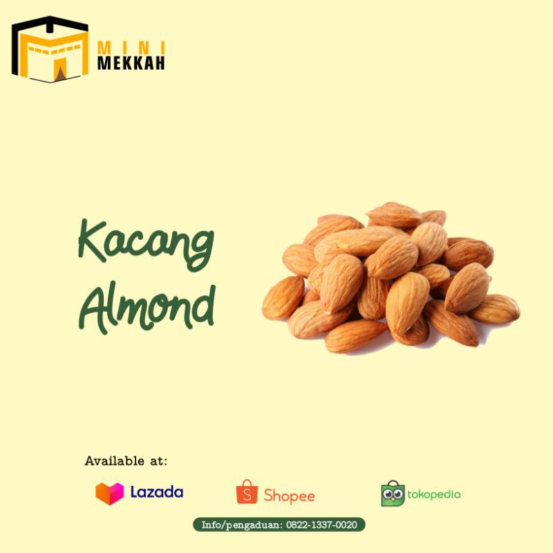 

KACANG ALMOND KUPAS - KACANG ALMOND KULIT - KACANG ALMOND PANGGANG - KACANG ALMOND 1 KG - KACANG ALMOND MENTAH - OLEH OLEH HAJI UMROH