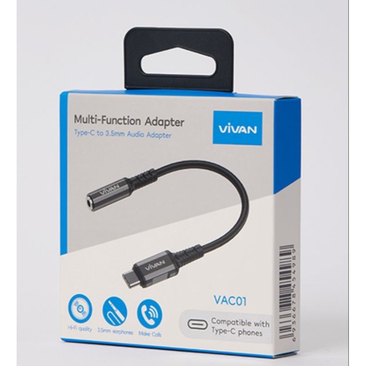 Converter Tipe C to 3.5mm Vivan