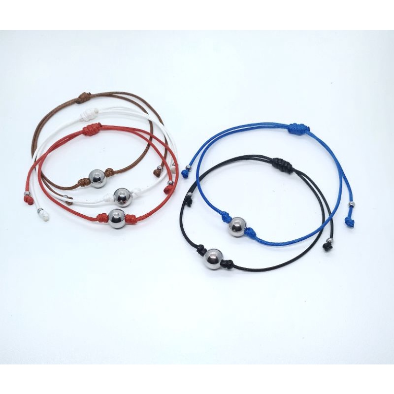 Basic Anklet Titanium Gelang Kaki Bandul Titanium Anti Karat Pria Wanita