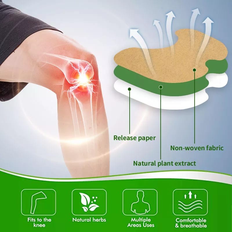 Koyo Cidera Lutut Wormwood Medical Knee Relief Joint Pain Rheumatoid - 1 PACK ISI 24