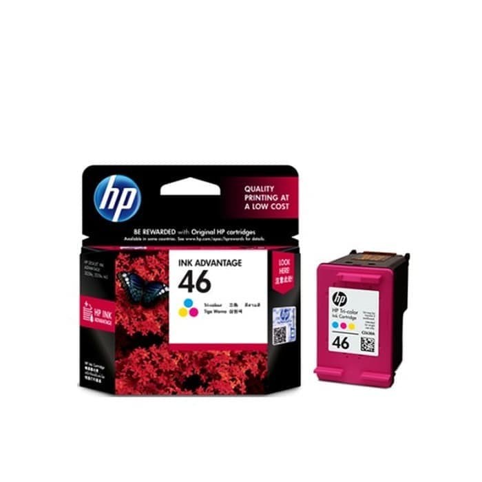Tinta Hp 46 Printer Hp Deskjet 2520 Hc (Hp46 Color) Original